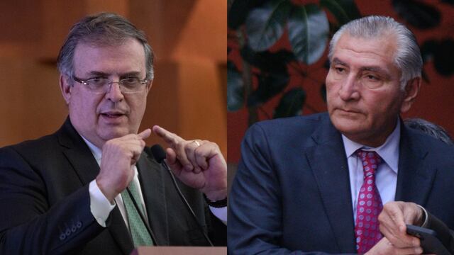 Marcelo Ebrard y Adán Augusto López