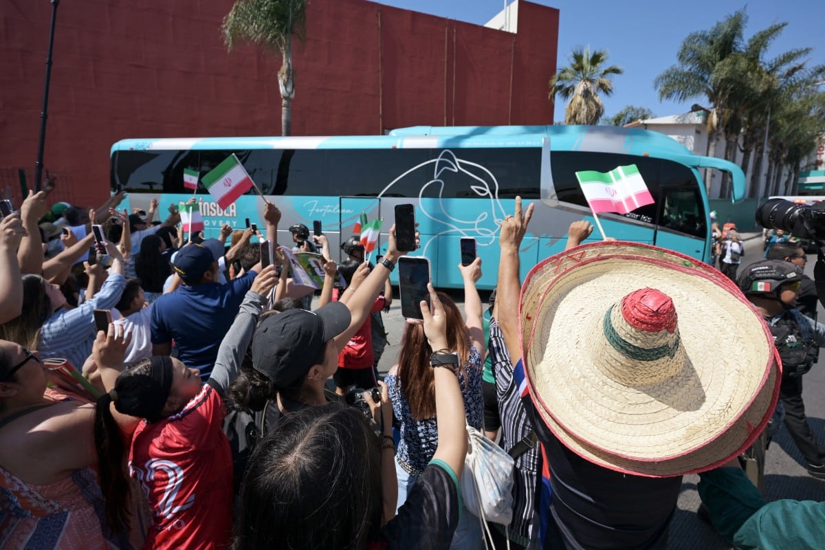 Irán parte de Tijuana hacia Los Ángeles para su debut en el Mundial 2026