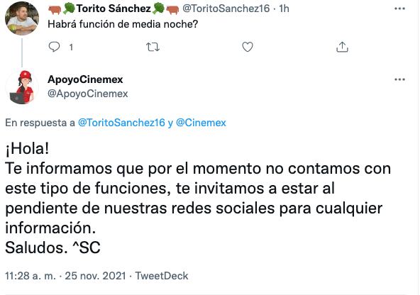 Spider-Man: No Way Home Función de medianoche