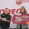 Azucena Cisneros entrega becas a estudiantes de educación superior en Ecatepec