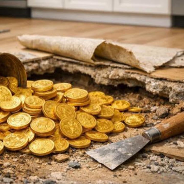 Obreros descubren oro por 10 millones de dólares oculto en las paredes de una casa en Bélgica