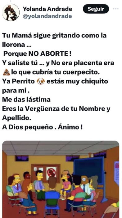 Yolanda Andrade insulta a Pedro Ferriz Hijar
