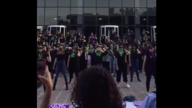 El performance se realizó en Monterrey