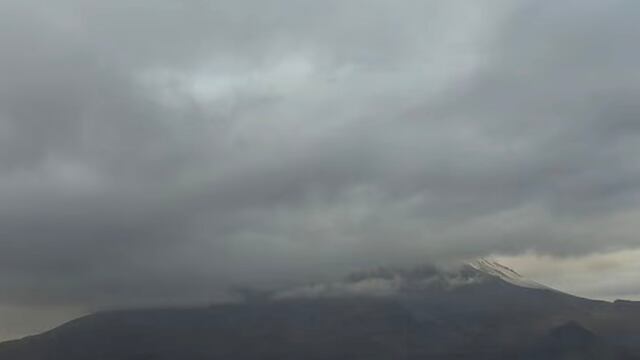 Volcán Popocatépetl el 29 de agosto