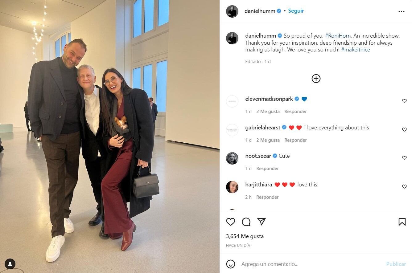 Demi Moore y Daniel Humm