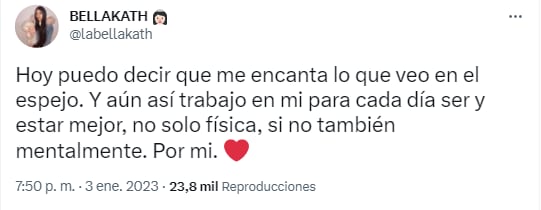 Bellakath responde a las críticas a su cuerpo.