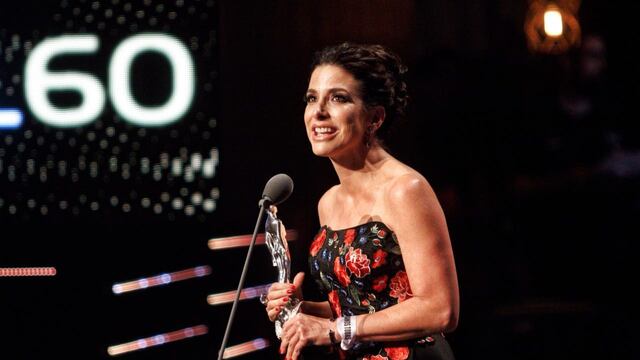 Verónica Toussaint, ganadora del Ariel a mejor coactuación femenina