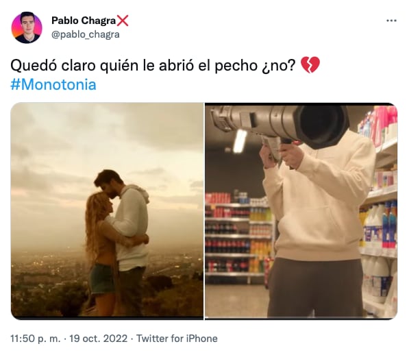 Pablo Chagra, indirecta de Shakira a Gerard Piqué