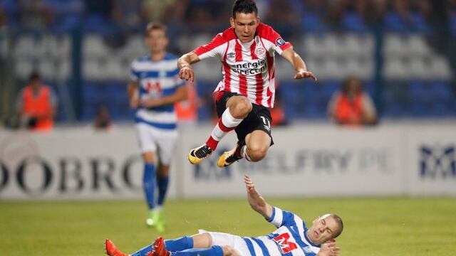 Lozano jugó los 90 minutos ante el equipo croata