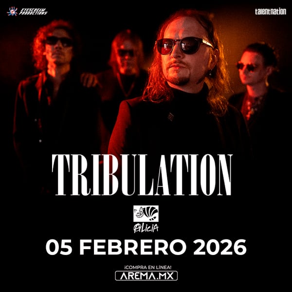 Tribulation tendrá un concierto en Multiforo Alicia este 5 de febrero