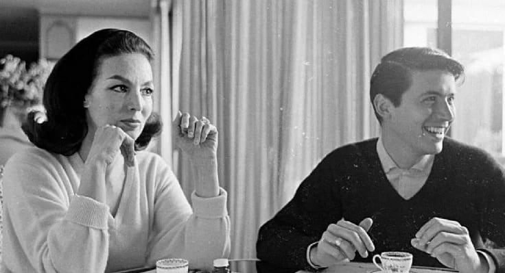 María Félix y su hijo, Enrique Álvarez Félix