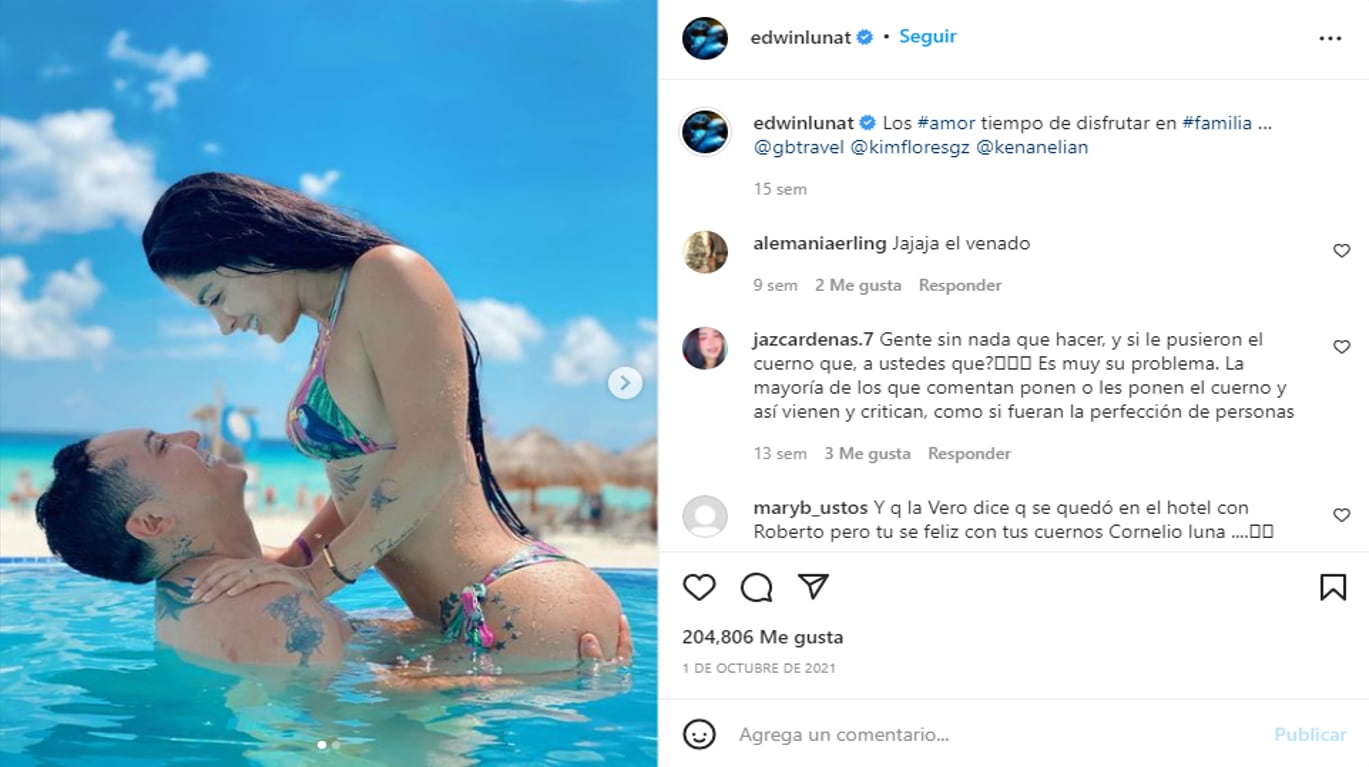 Edwin Luna y Kimberly Flores