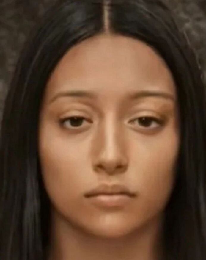 Rostro de la Virgen de Guadalupe con IA