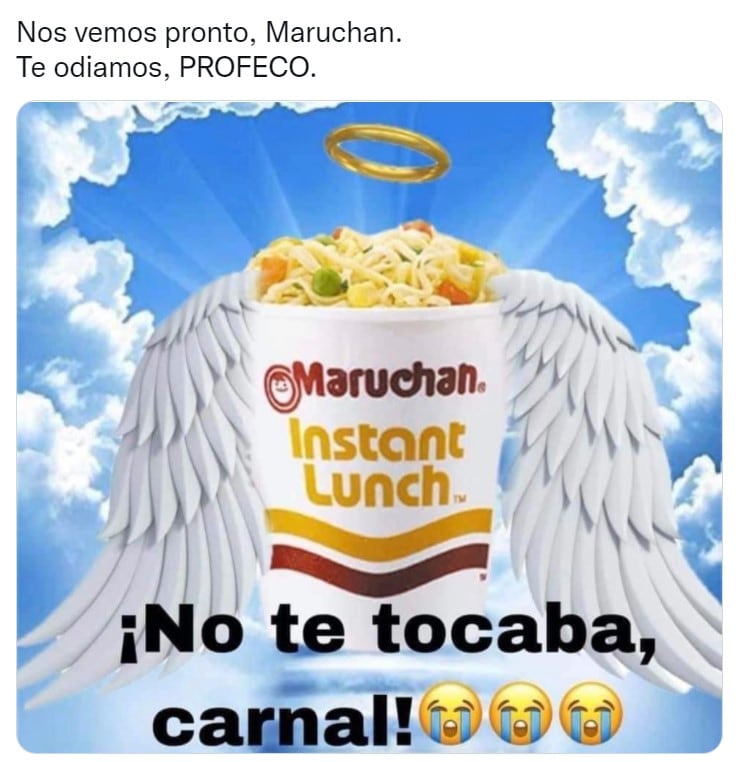 Meme por retiro de sopas instantáneas del mercado