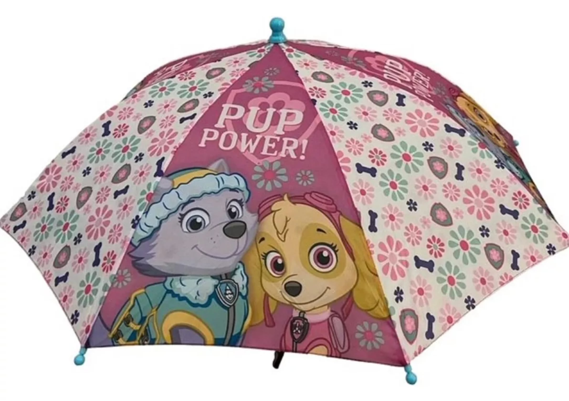 Sombrilla Paw Patrol color rosa