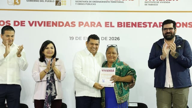 Tabasco entregará mil Viviendas del Bienestar 2026 en Centro