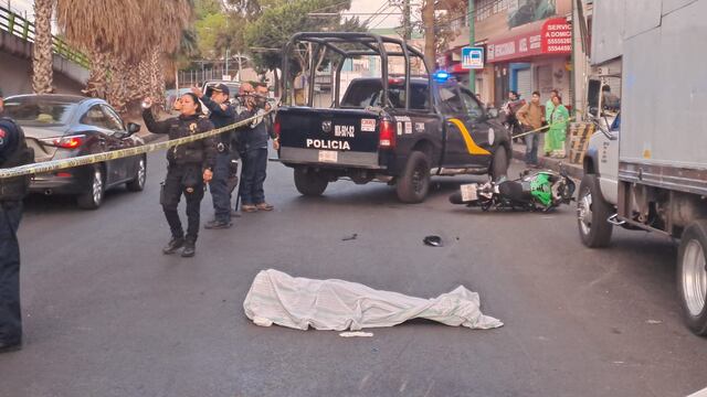 Muere hombre tras ser atropellado por motociclista en Tláhuac y Taxqueña