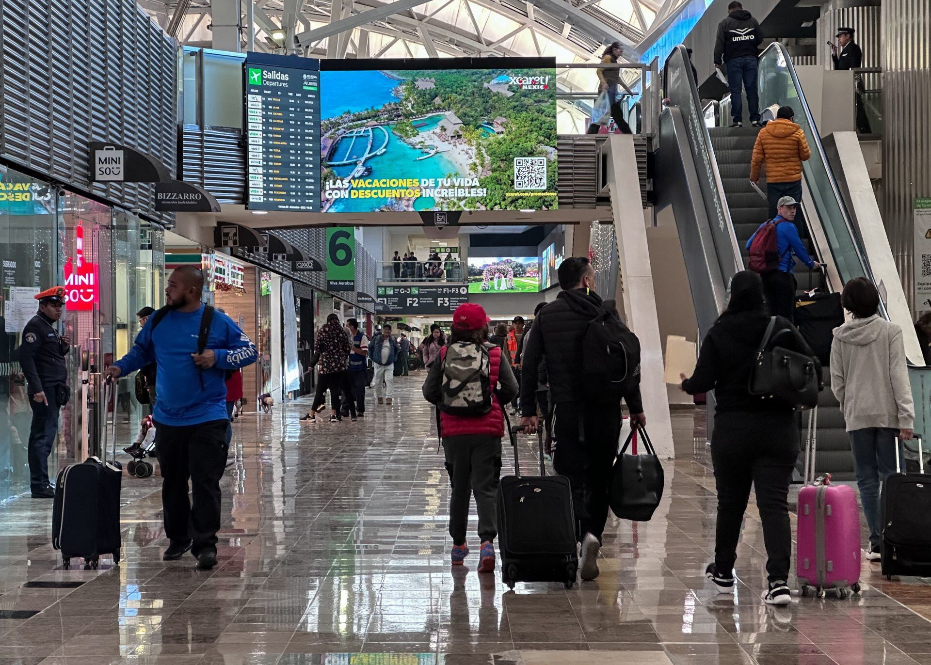Afluencia del aeropuerto internacional de la Ciudad de México (AICM)
