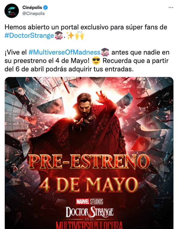 Preestreno de Doctor Strange