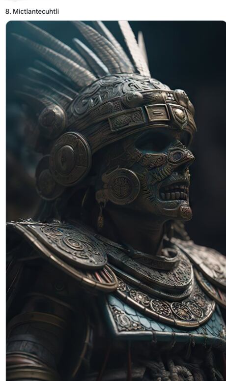 Inteligencia Artificial recrear a dioses mexicas como Caballeros del Zodiaco