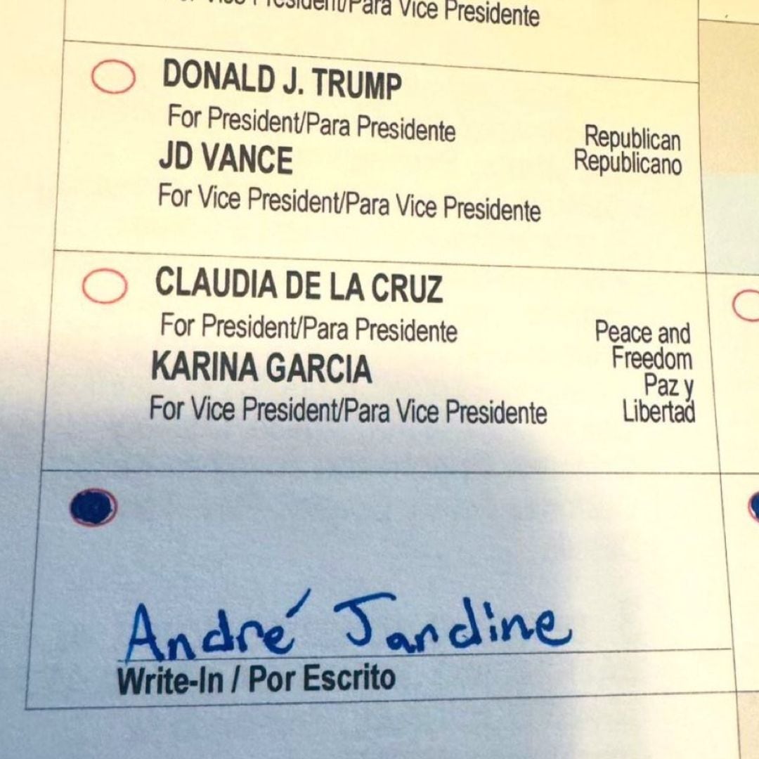 Voto por André Jardine.