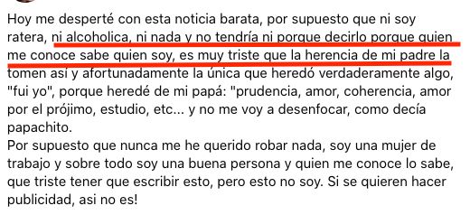 Elsa, hermana de Lisset sobre problema de alcoholismo.