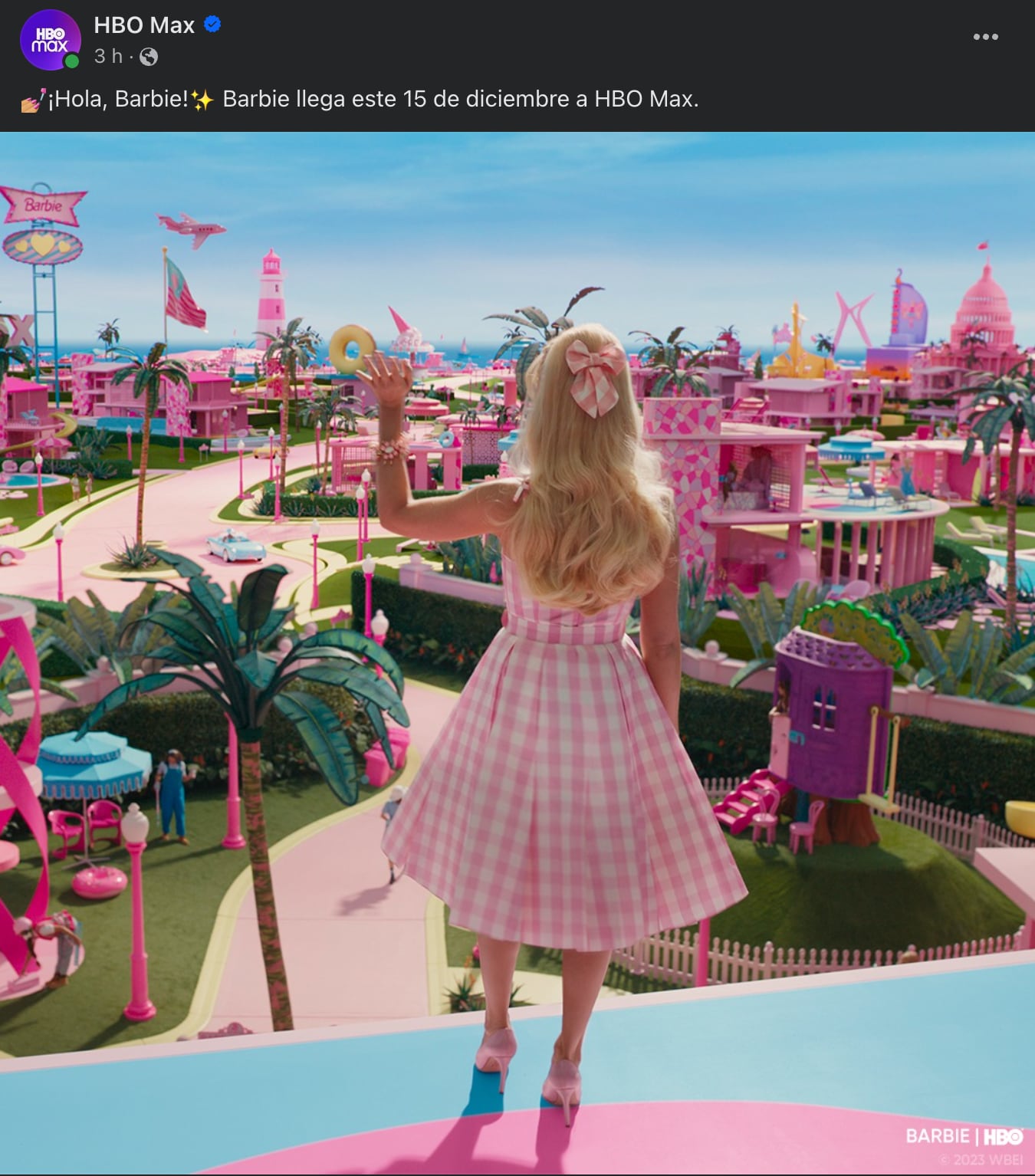 Barbie en HBO Max