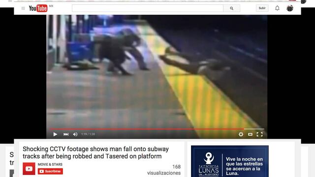 Las autoridades del metro de Filadelfia indicaron que el hombre pudo incorporarse y salir por su propio pie.