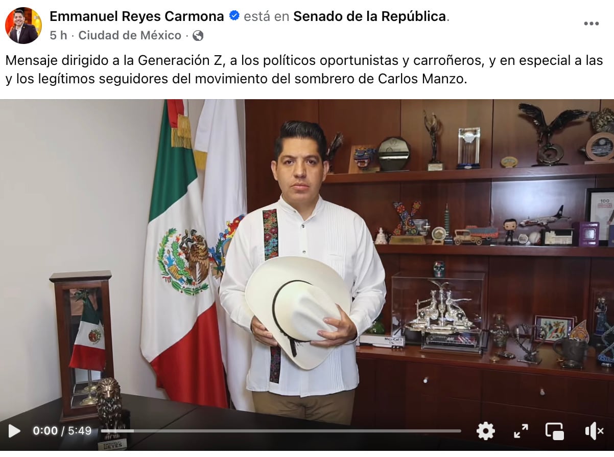 Senador de Morena habla sobre marcha de la Generación Z.