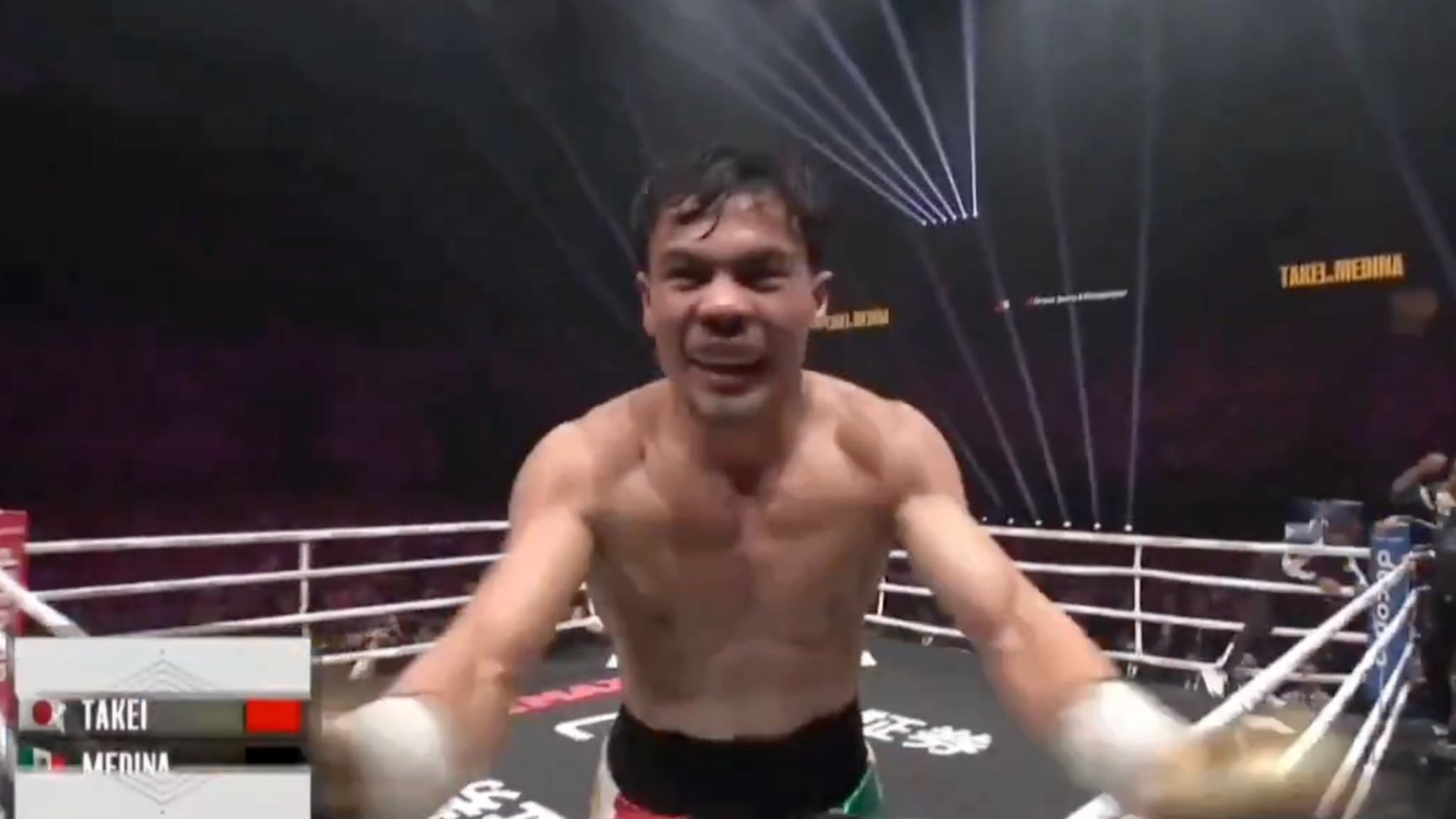 ¡Nuevo campeón mexicano! Chispa Medina sorprende y derrota a Yoshiki Takei en Japón para llevarse el cinturón
