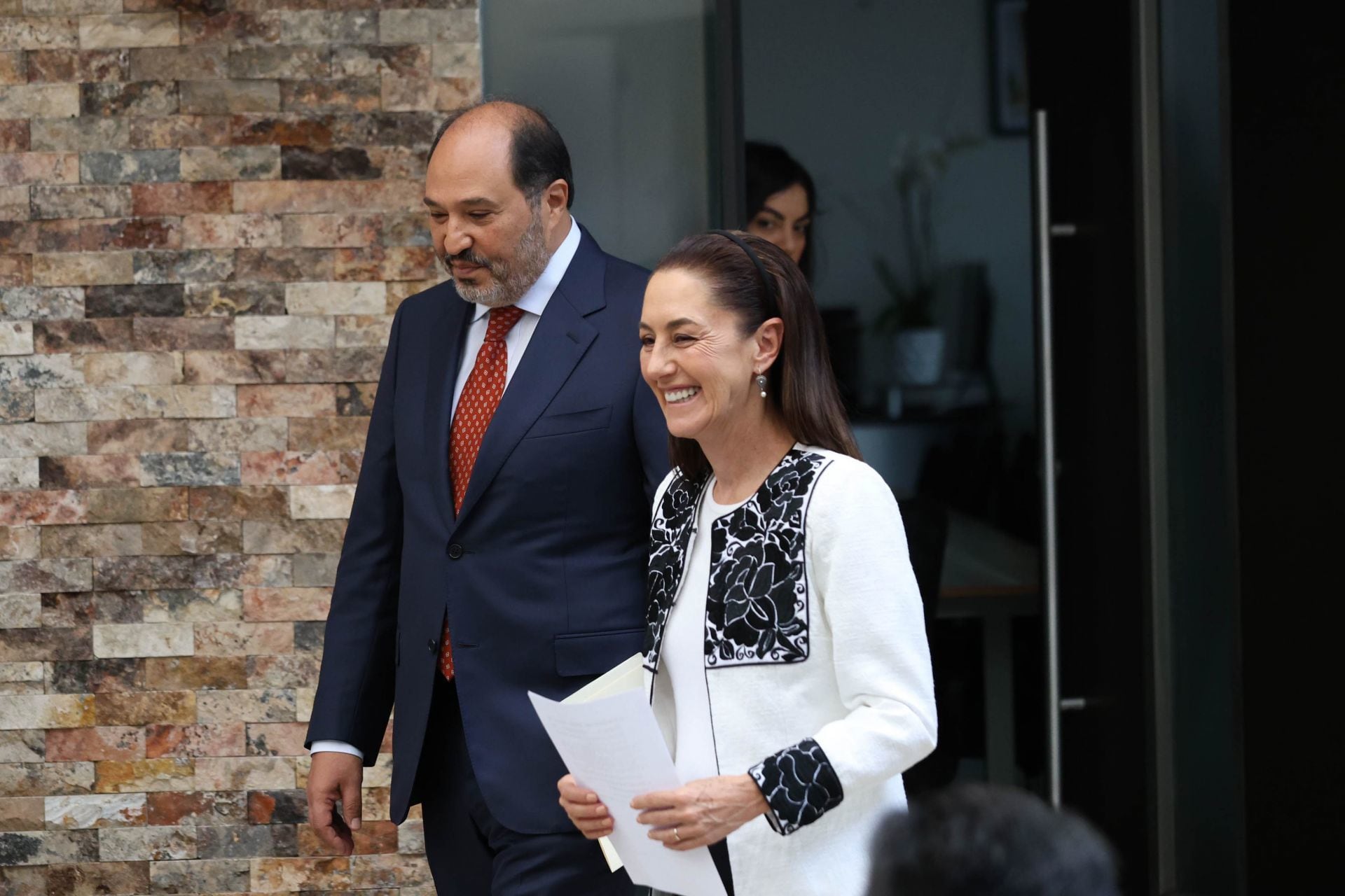 Claudia Sheinbaum y Lázaro Cárdenas Batel
