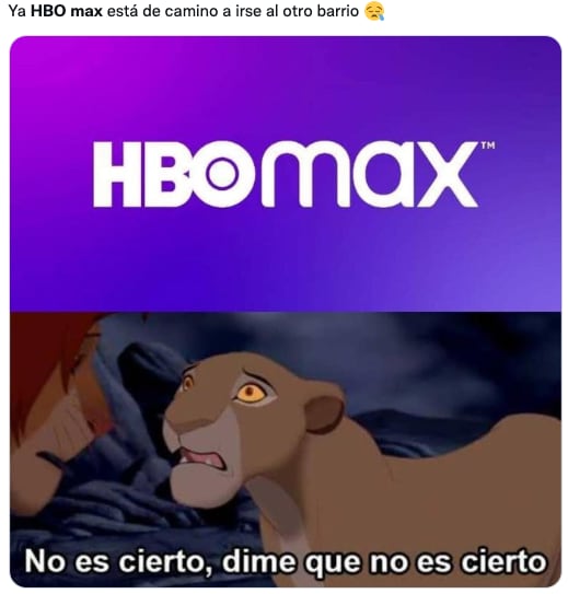 Memes por supuesta desparición de HBO Max