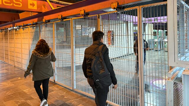 Cuatro estaciones de la Línea A del Metro CDMX fueron cerradas hoy 25 de julio