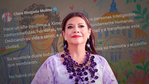 Clara Brugada dedica mensaje a Ximena Guzmán y José Muñoz a un año de su asesinato