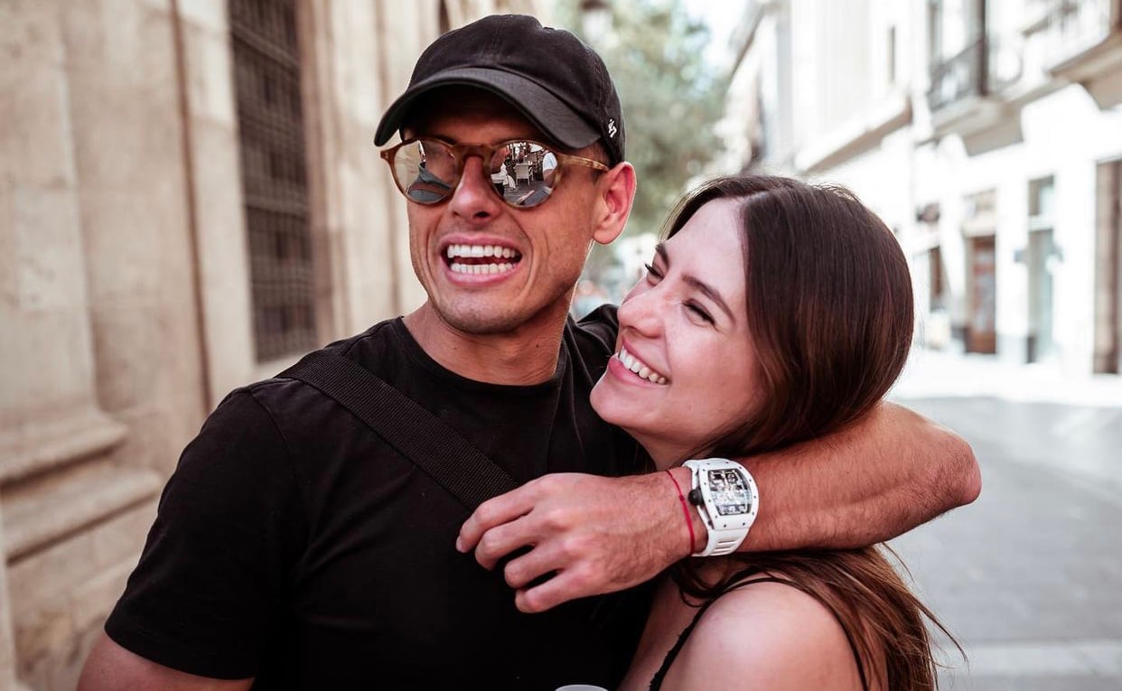 Sarah Kohan y Chicharito Hernández