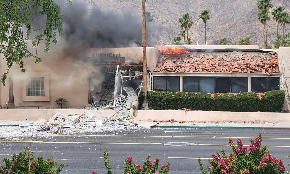 Explosión en Palm Springs, California