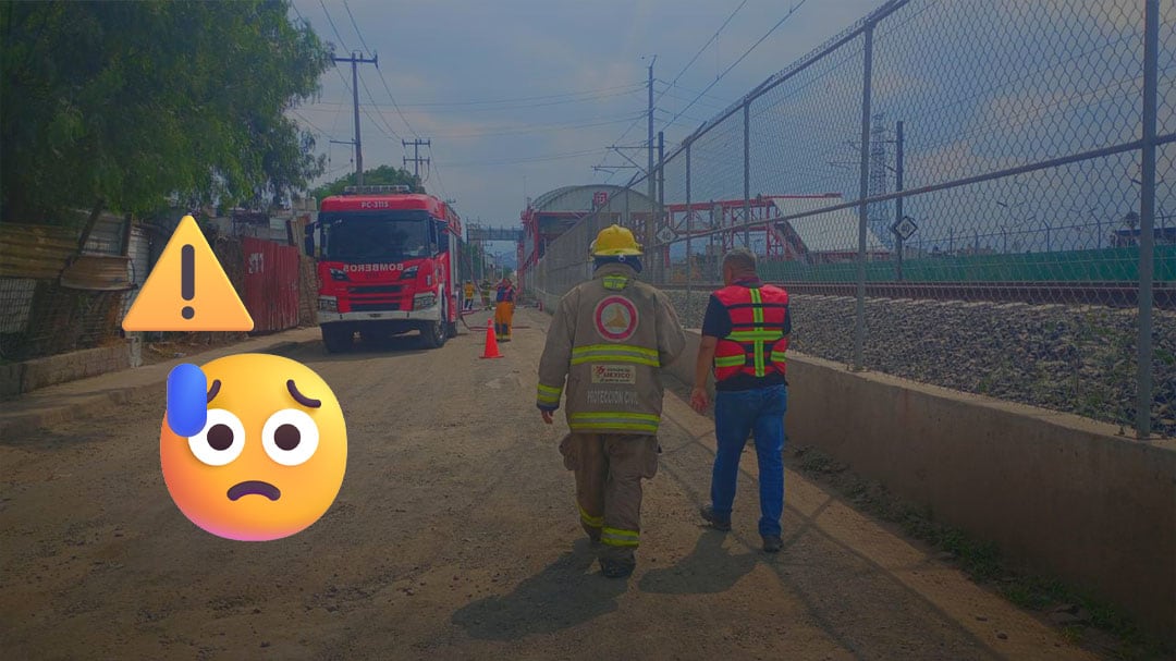Fuga de gas en Tren Suburbano evacúa Bosques de Tultitlán