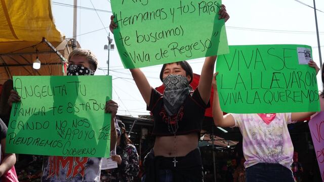 María Ángela se separó de su madre en Indios Verdes