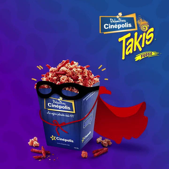 Palomitas en Cinépolis Takis