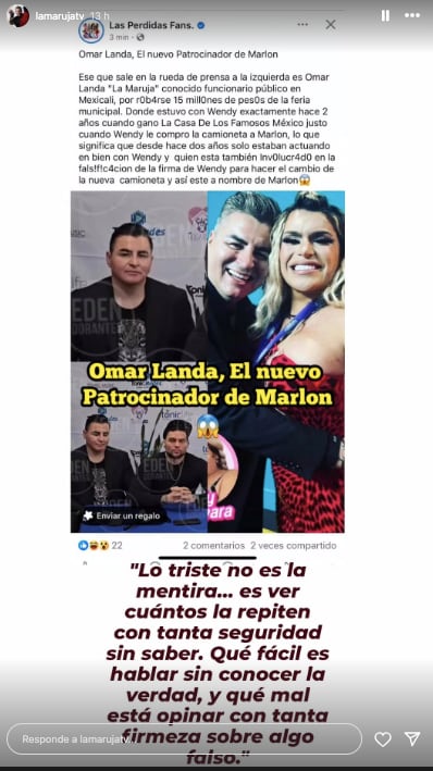 Rumor sobre Omar Landa Cabada
