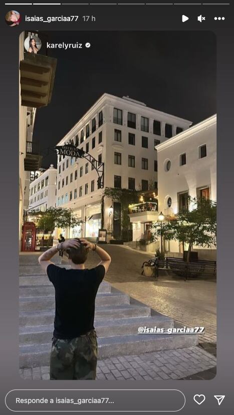 Karely Ruiz comparte fotografía de una misterioso hombre