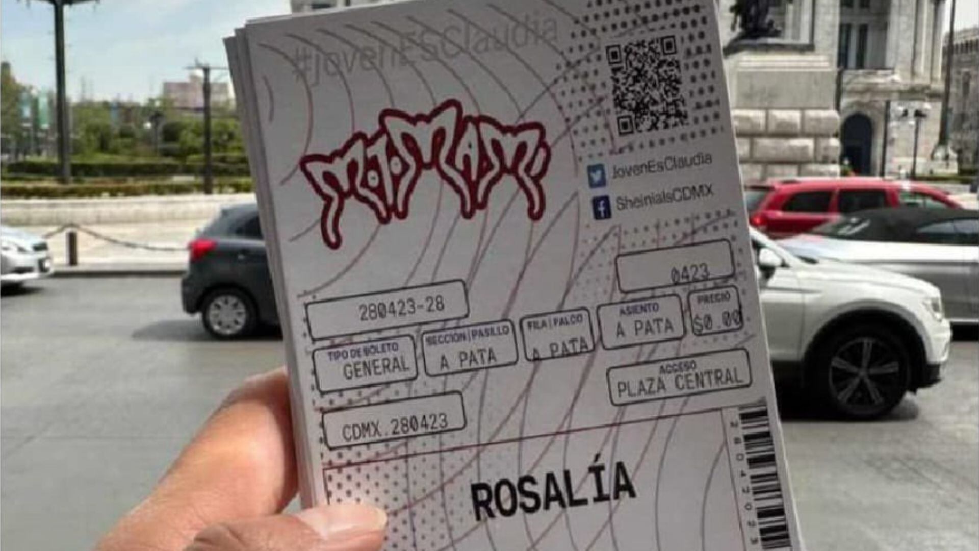 Muestra de los boletos proselitistas