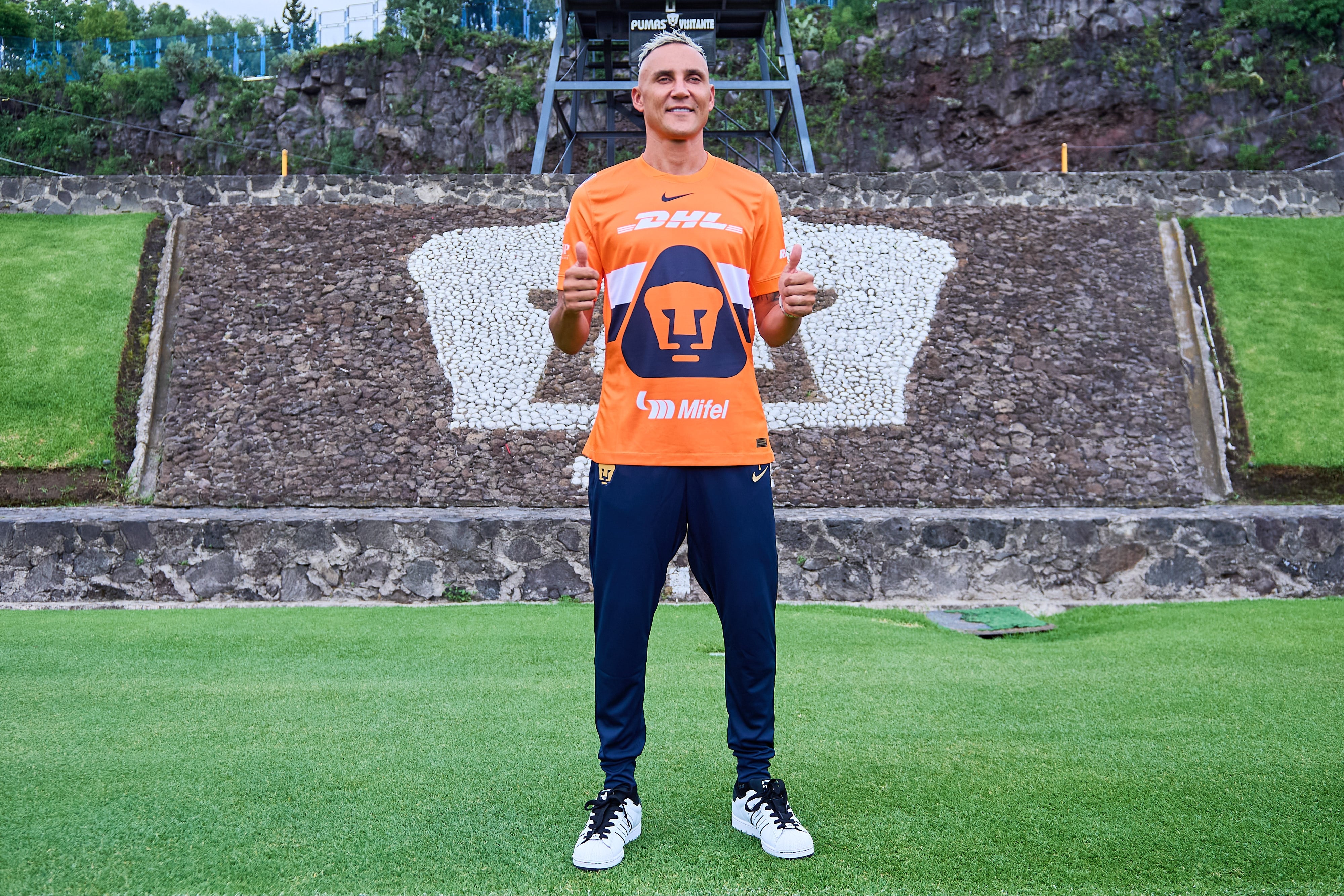 Keylor Navas, nuevo portero de Pumas.