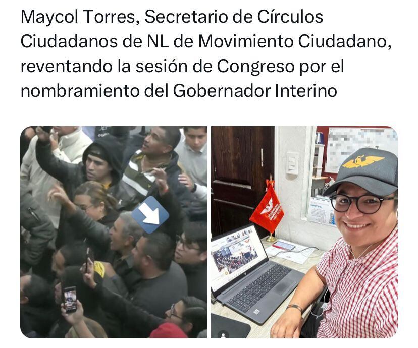 Porros en Congreso de Nuevo León