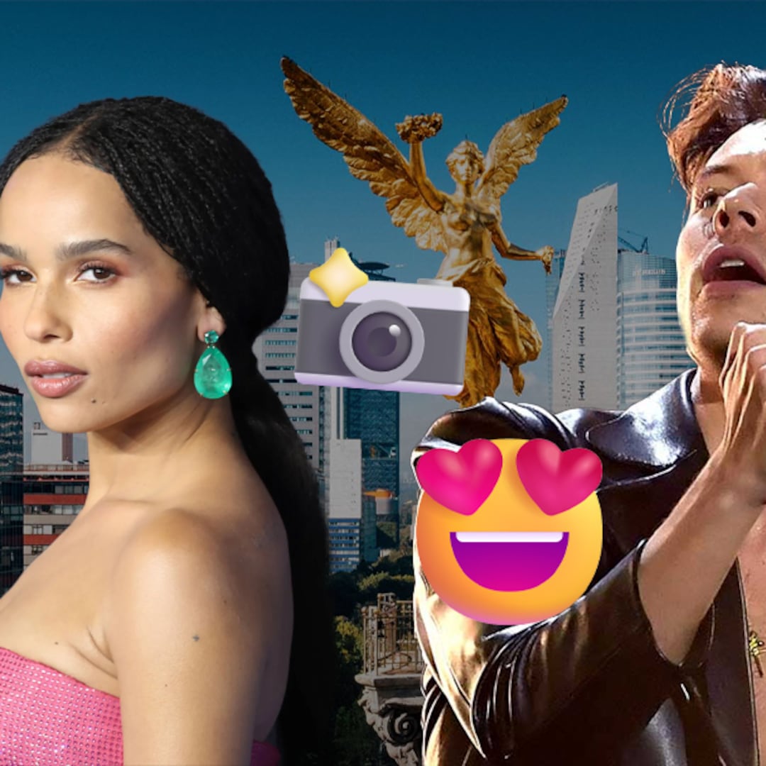 Las imágenes de Harry Styles y Zoë Kravitz paseando de la mano en CDMX
