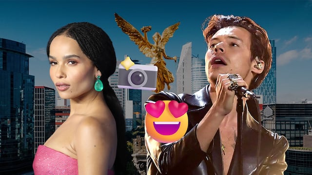 Las imágenes de Harry Styles y Zoë Kravitz paseando de la mano en CDMX