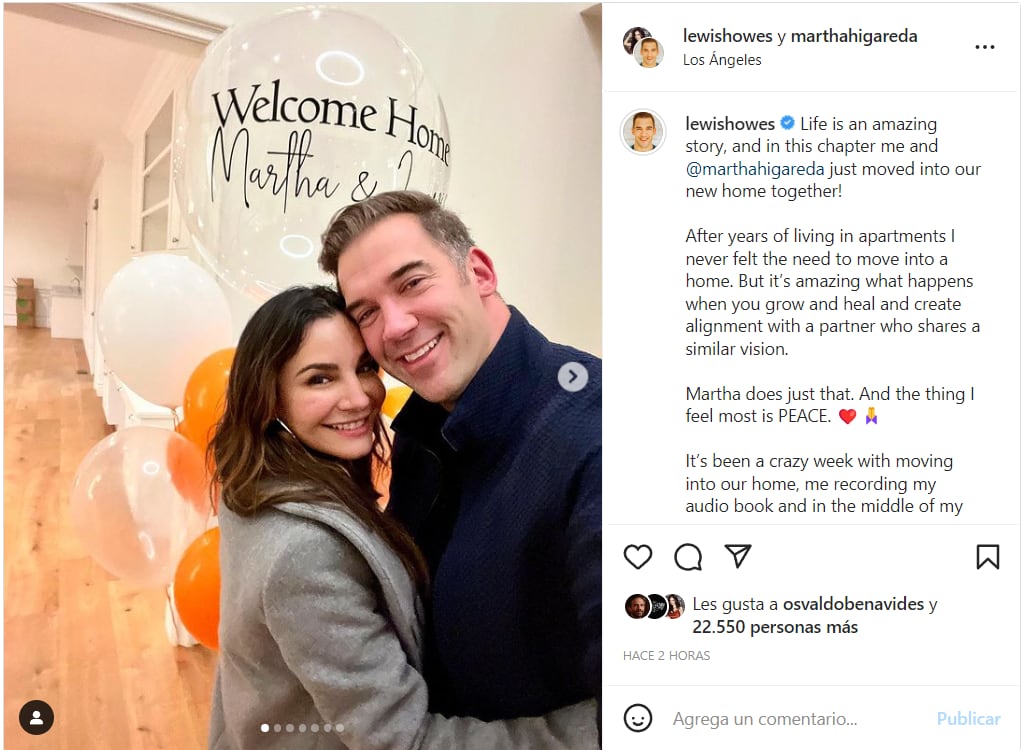 Martha Higareda y Lewis Howes se mudan juntos