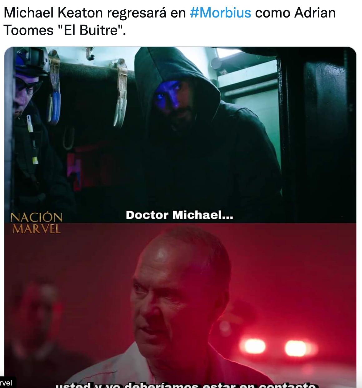 Referencias de Spider-Man en el tráiler de 'Morbius'