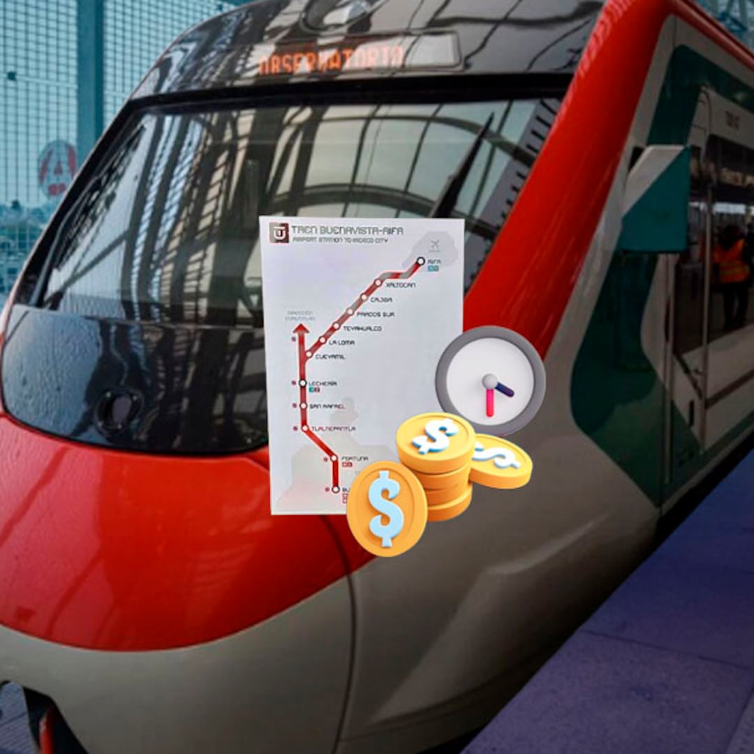 Tren Felipe Ángeles: horarios, tarifas y ruta de Buenavista al AIFA