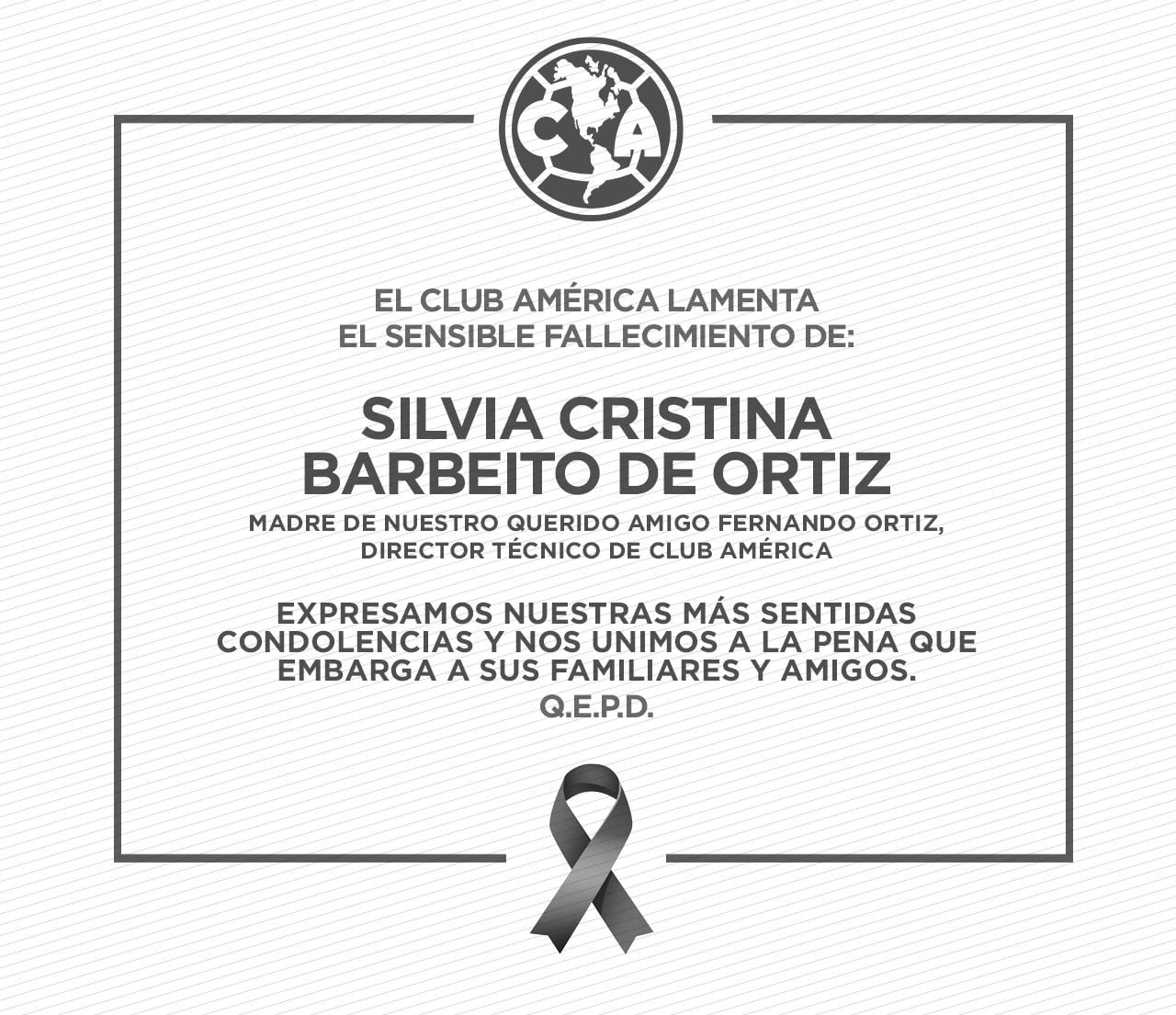 Muere madre de Fernando Ortiz